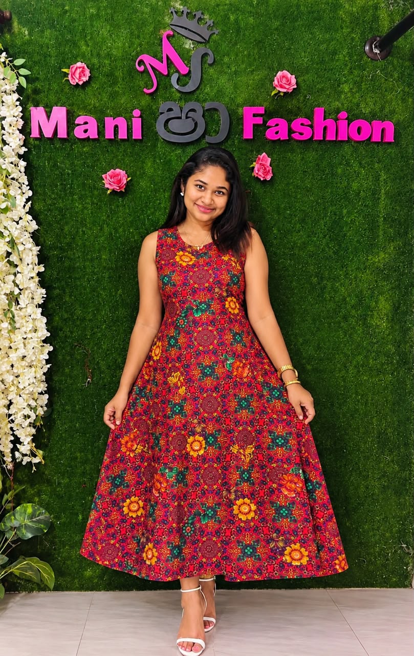 Ruby Bloom Floral Maxi Dress